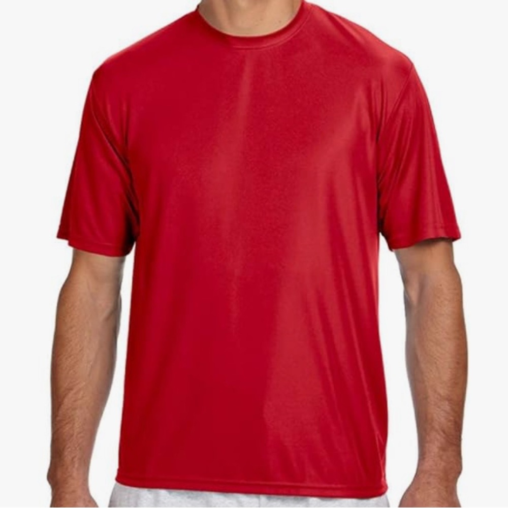 Classic Red Short Sleeve Men's Tee